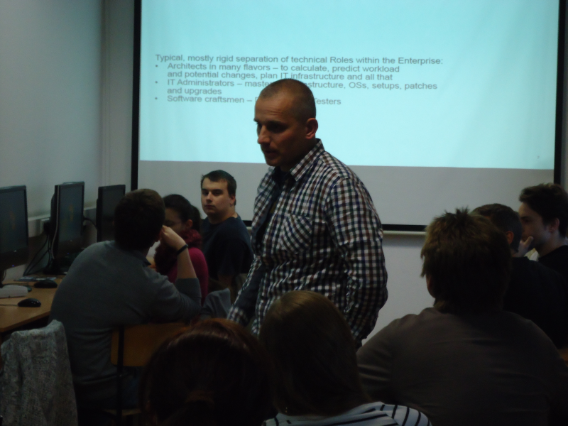 During workshop